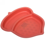 Блюдо пластиковое сервировочное «Орех» 28*24см