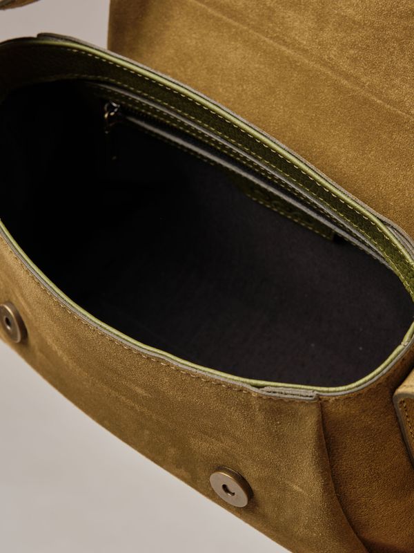 Замшевая сумка Nova DBR 31391 белый мох