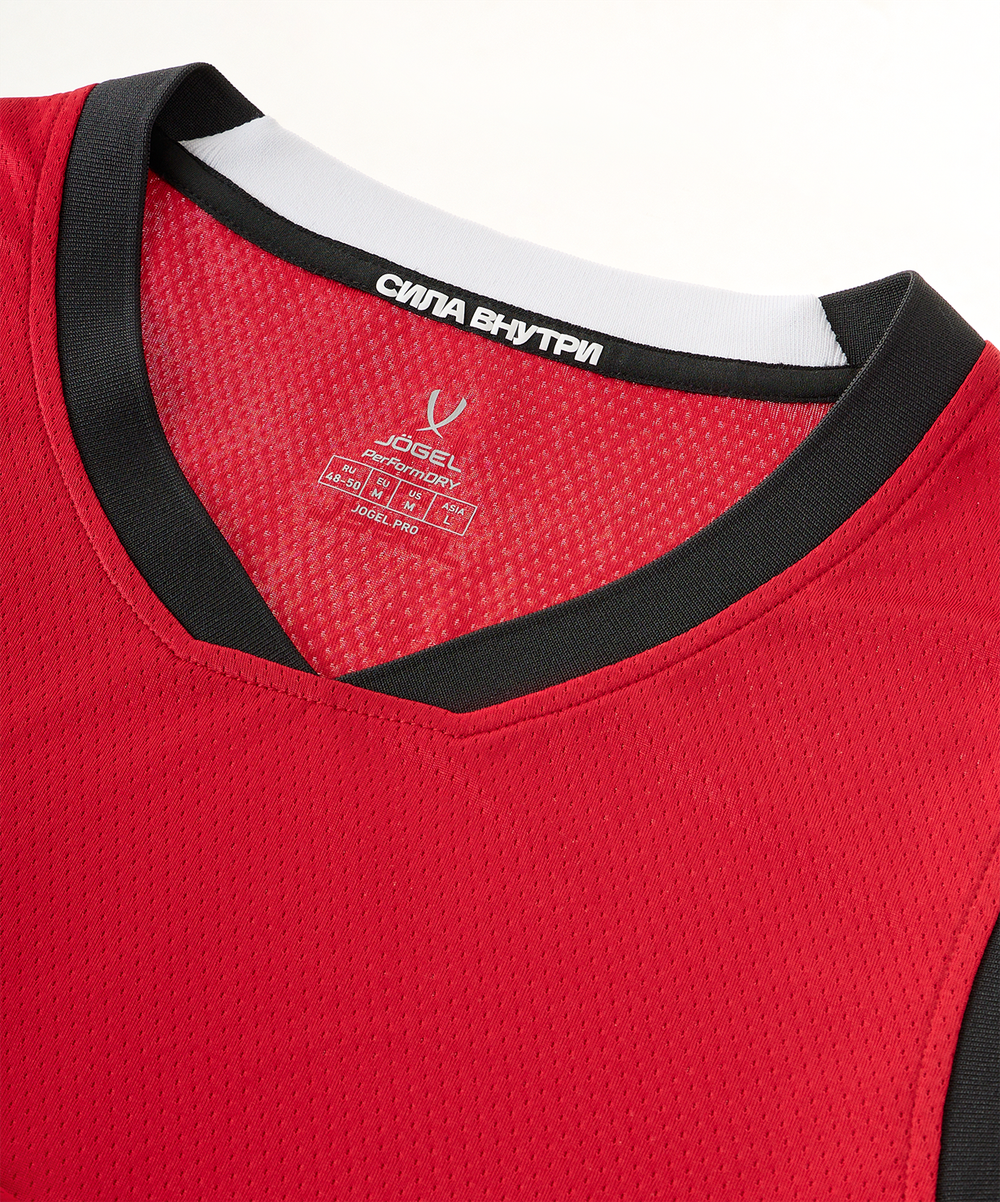 Майка баскетбольная JÖGEL DIVISION PerFormDRY Jersey R2, красный