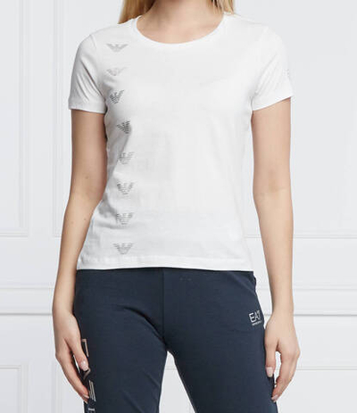 футболка EA7 - белый(3LTT12 TJFJZ)