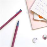 Ручка шариковая Greenwich Line "Utility. Burgundy" синяя, 0,7мм, игольчатый стержень, софт-тач