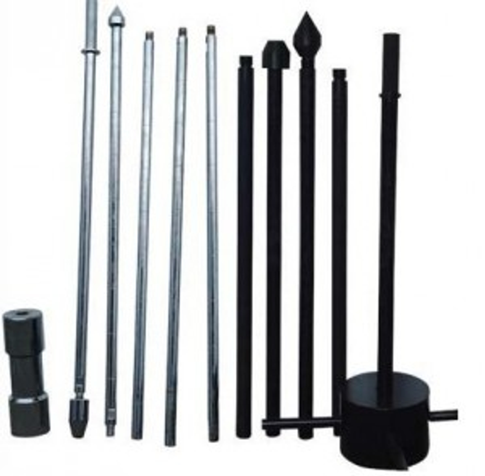 Heavy duty dynamic cone penetration apparatus