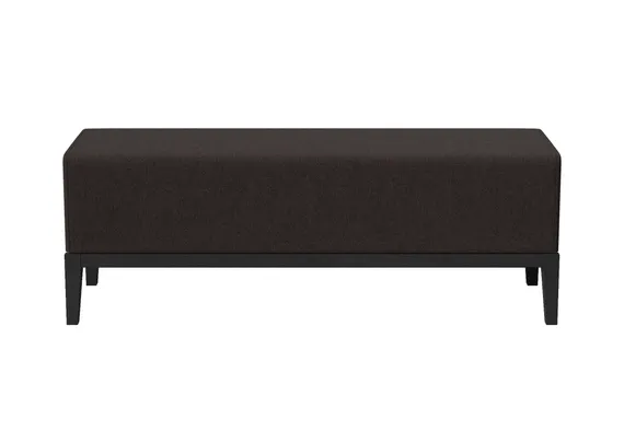 Банкетка Fjord 120 см (шоколад твид, бук под эмалью)