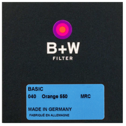 B+W BASIC 040 Orange MRC 550 46mm. Светофильтр для черно-белой съемки