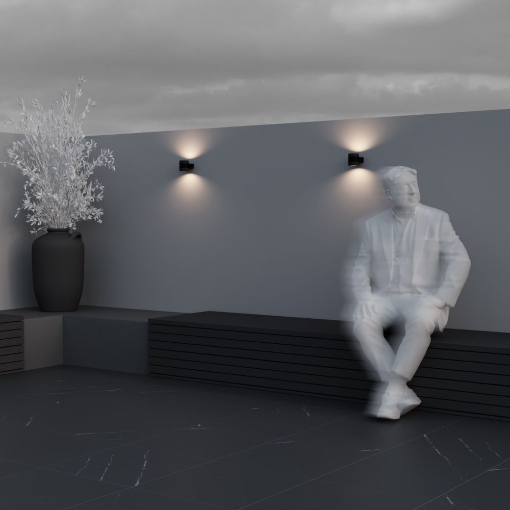 Уличный настенный светодиодный светильник Maytoni   O490WL-L6B3K