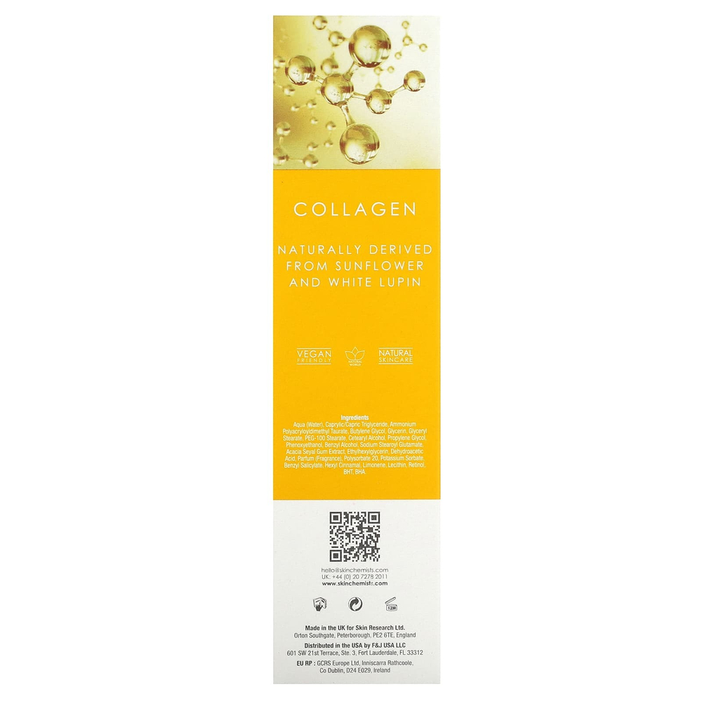 skinChemists, Youth Series, ночное увлажняющее средство с 1% коллагеном, 50 мл (1,69 жидк. унц.)