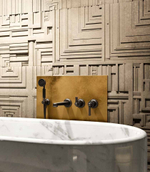 Излив Gessi Venti20, настенный, цвет Black Metal Brushed PVD