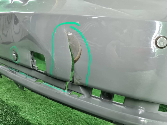 Бампер задний Audi A4 B9 (2015-2020) S-line