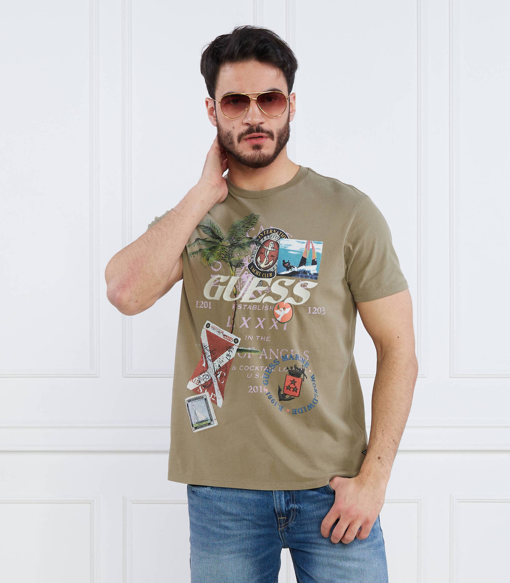 Футболка GUESS - зеленый(M3GI38 KBDL0)