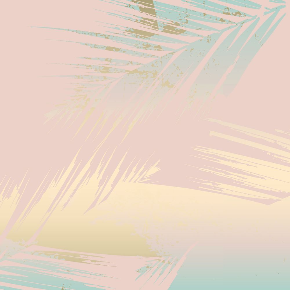 Фотообои абстрактные листья на розовом фоне 003-071