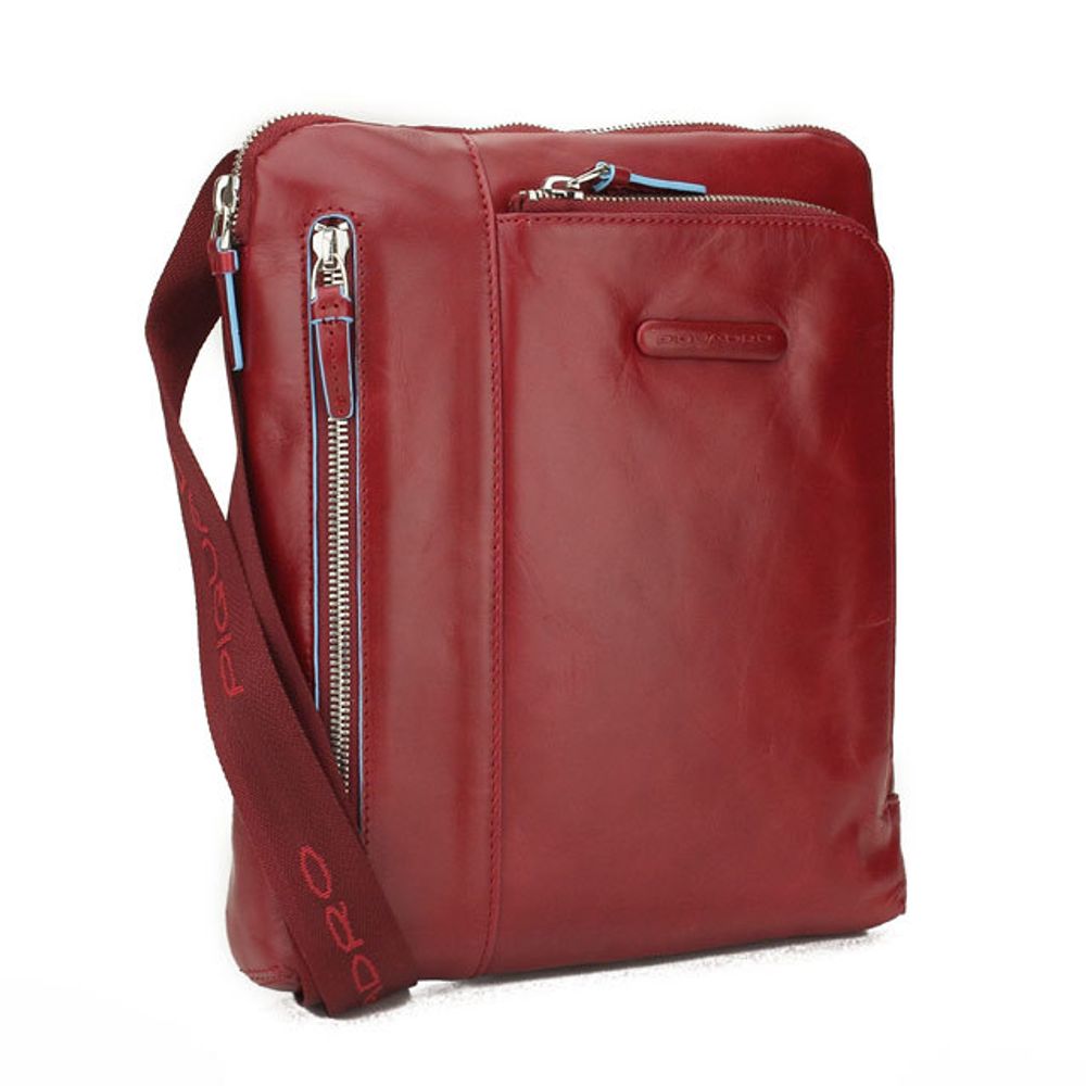 Сумка мужская Piquadro Blue Square красный телячья кожа (CA1816B2/R)