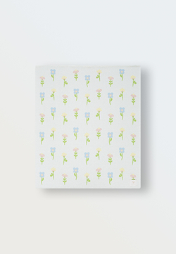 Вязаный плед цветочные мечты