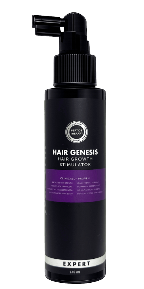 Стимулятор роста волос с высокой концентрацией пептидов | Hair Genesis Hair Growth Stimulator, 300 ppm, 140 мл