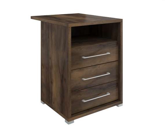 Тумба приставная с нишей и торцевым топом 554*680*750