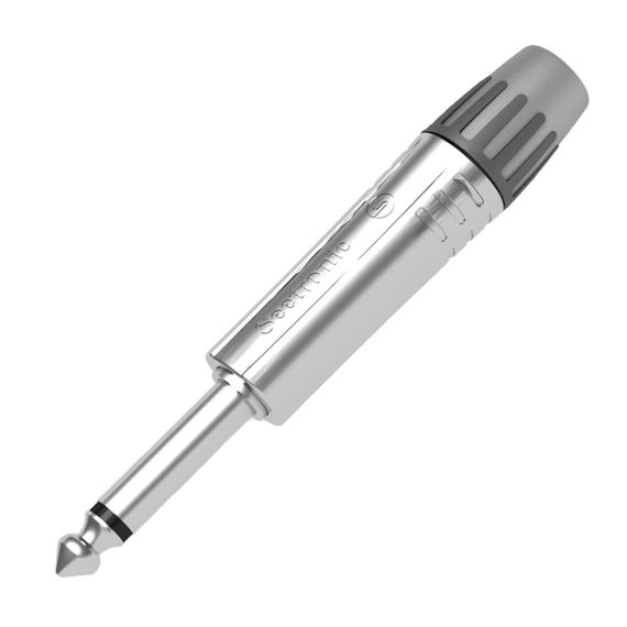 Seetronic MP2X Кабельный разъём Jack моно, серебристый корпус