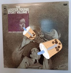 Винтажная виниловая пластинка LP Lester Young The Lester Young Story Volume 1 2LP (UK 1976)