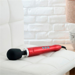 Мощный красный вибратор-вонд 37см Doxy Die Cast Extra Powerful Massage Wand Vibrator Red