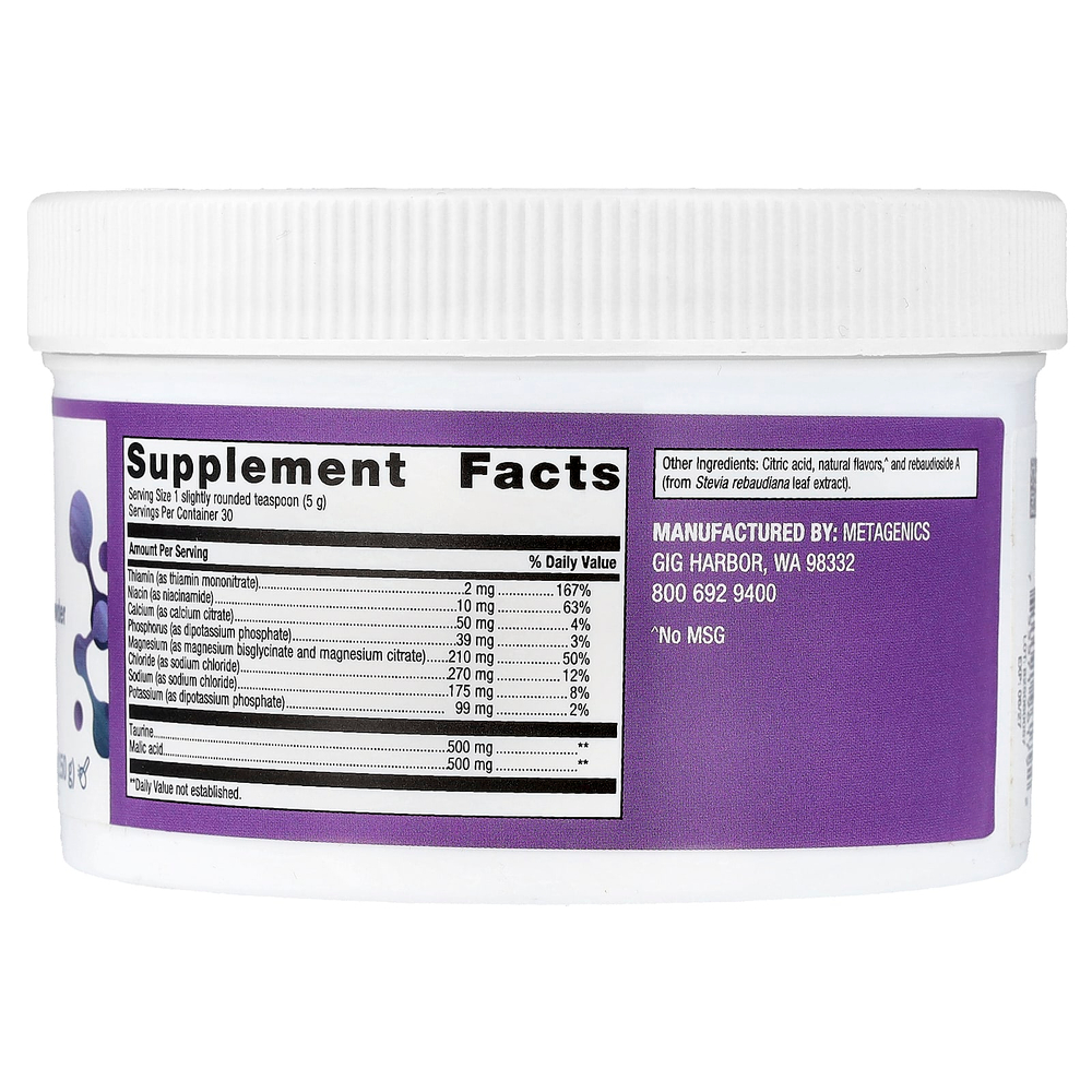 Metagenics, MagActive™, магниевый порошок для мышц, со вкусом клубничного лимонада, 150 г (5,29 унции)