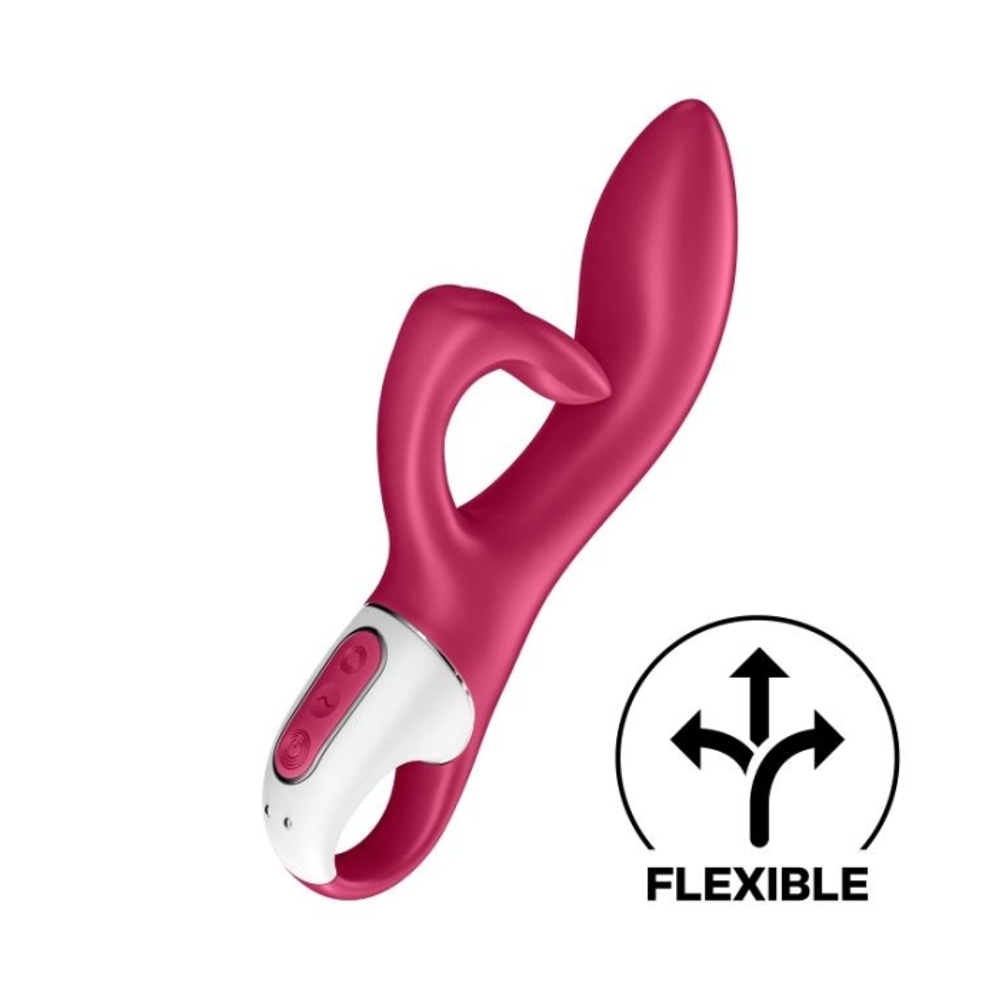 Вибратор-кролик Satisfyer Embrace me, ягодный
