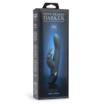 Тёмно-синий вибратор Oh My USB Rechargeable Rabbit Vibrator - 25,4 см. (Цвет: темно-синий)