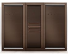 Киевница современная ясень мдф на 10 киев (RAL 8014)