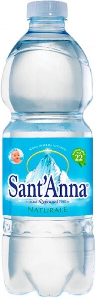 Вода Минеральная Природная Питьевая Столовая Негазированная Сант&#39;Анна / Sant&#39;Anna 0.5 - пэт