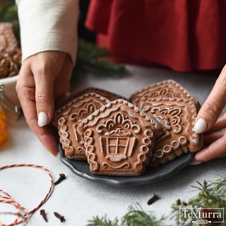 Пряничные доски и скалки с узорами Tекстурра