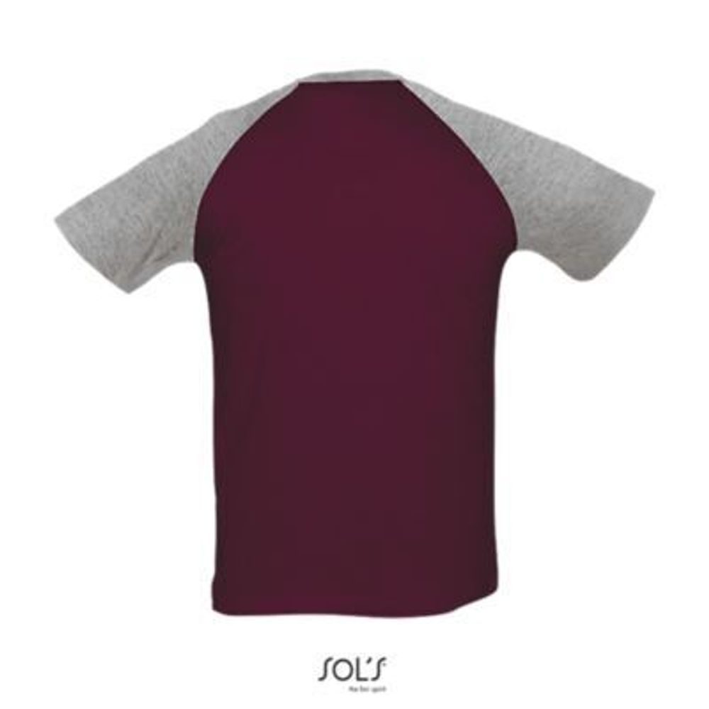 Футболка двухцветная FUNKY. C рукавами реглан. 100% хлопок Белый/Синий  S