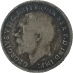 United Kingdom, 3 Pence 1914 – King George V (1st Issue, incl. Maundy)