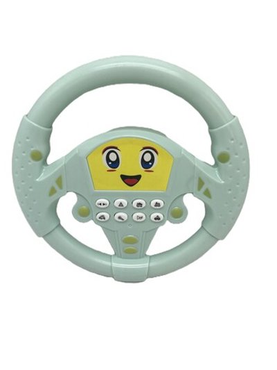 Игрушка Руль музыкальный Смайлик (3260B-1)	 цвет салатовый