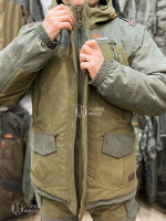 Костюм зимний PRIDE Магнум -45°C, полукомбинезон, Исландия, хаки