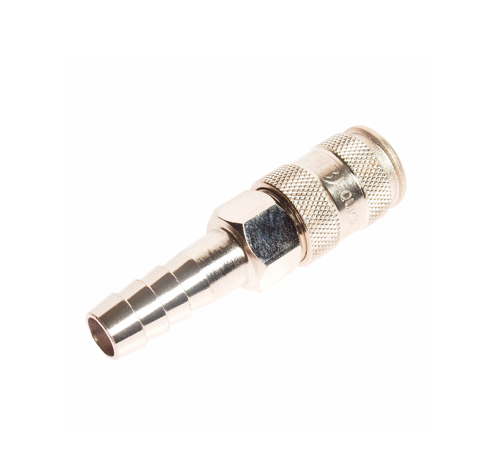 Переходник для компрессора 14.9мм быстросъемный с клапаном "елочка" JTC