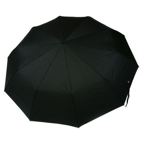 Мужской зонт Три Слона Черный, Полный автомат 725