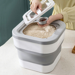 Контейнер складной для хранения 28,5*28,5*25см, с магнитной крышкой, серый