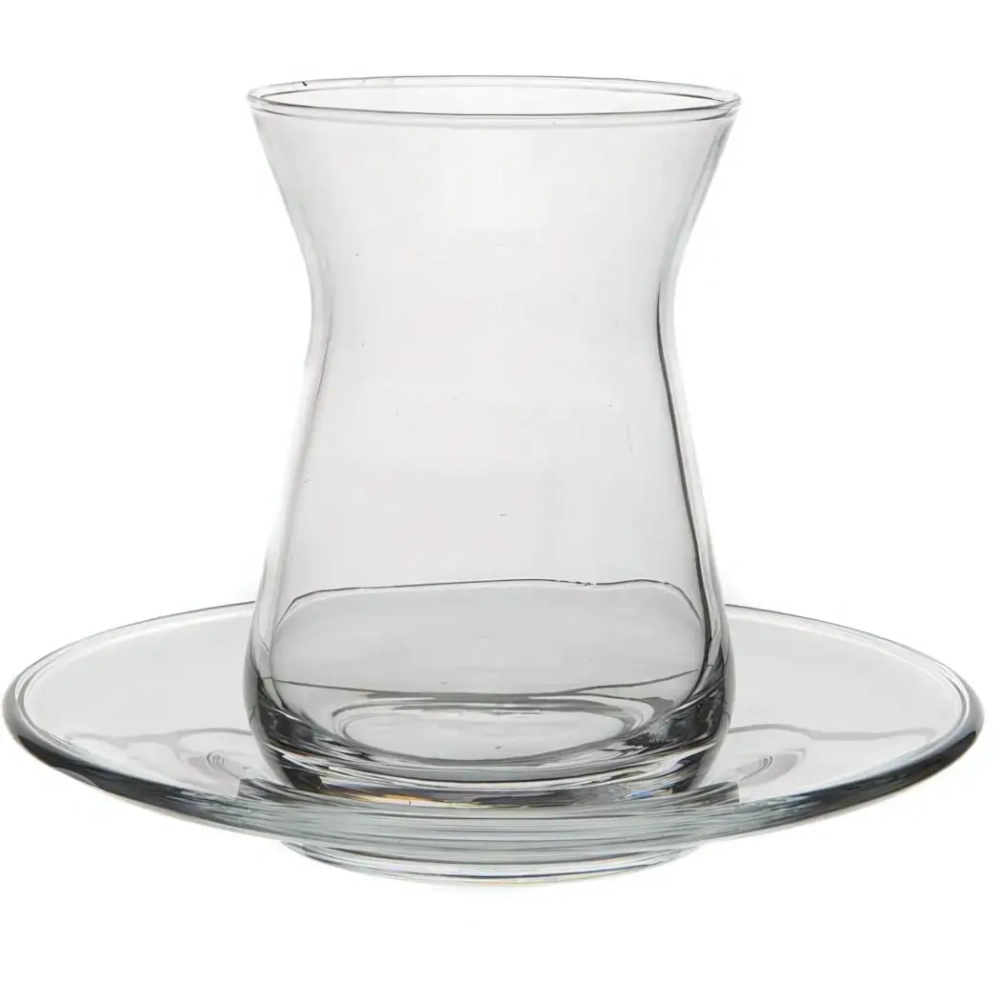 Чайный набор 12 предметов «IREM» (6стаканов 132мл+6блюдец) 96354