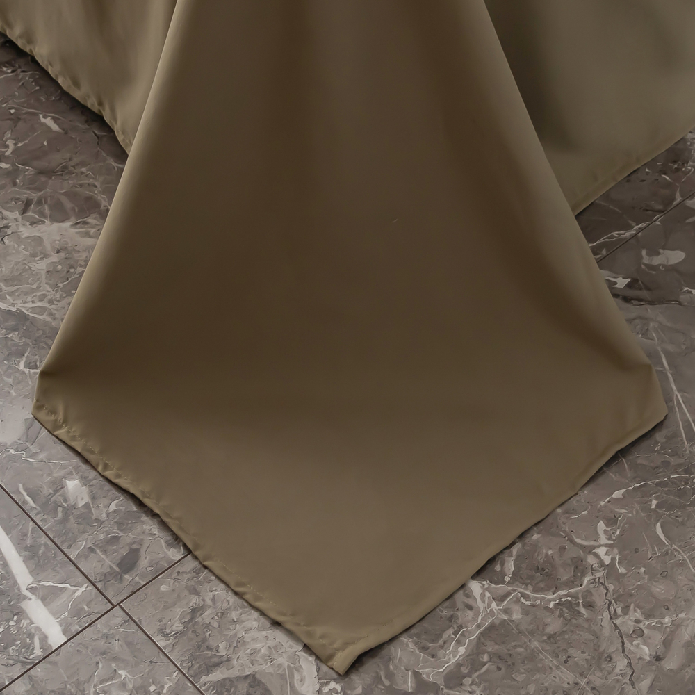 Комплект постельного белья Сатин-Шелк Я IN LOVE на резинке LVR004