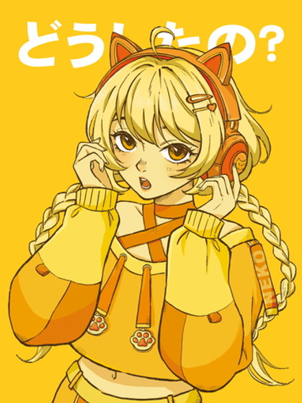 Точкабук А5 48л., 7БЦ "Аниме. Девушка-кошка"