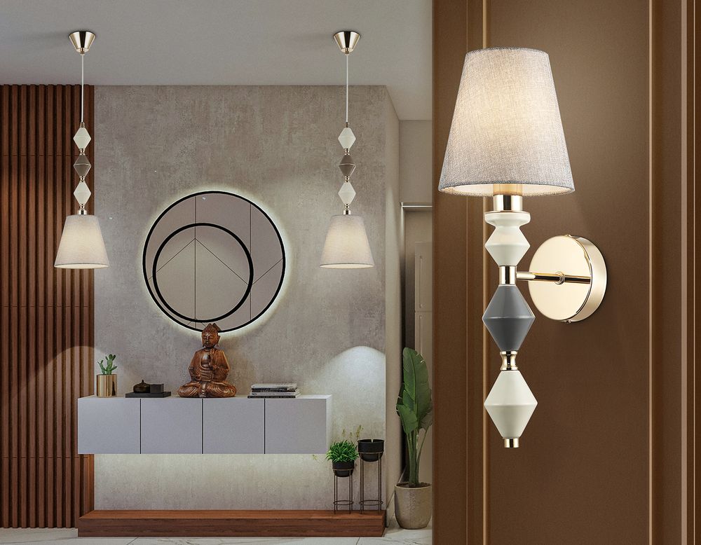 Ambrella Настенный светильник с абажуром Ceramo Classic LH75409