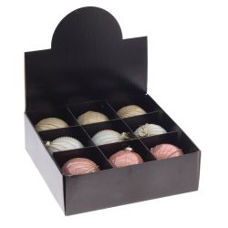 GAEM Набор из 9шт Украшение новогоднее "Шар", D 10 см, L33 W32 H10,5 см