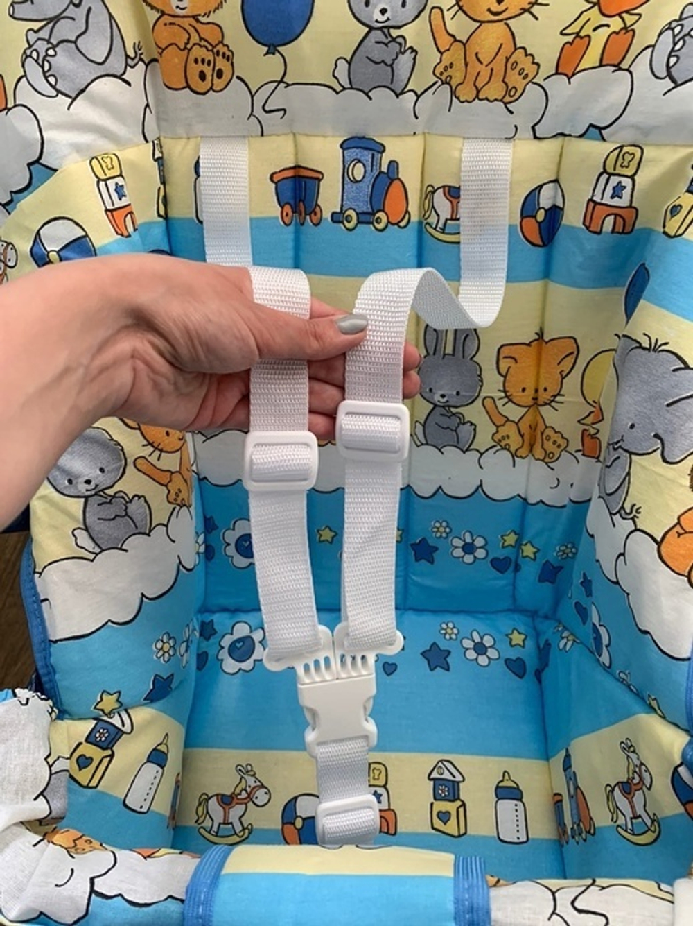 Качели напольные ВЕТЕРОК-ЛЮКС (синие)