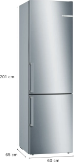 Двухкамерный холодильник Bosch KGE398IBP