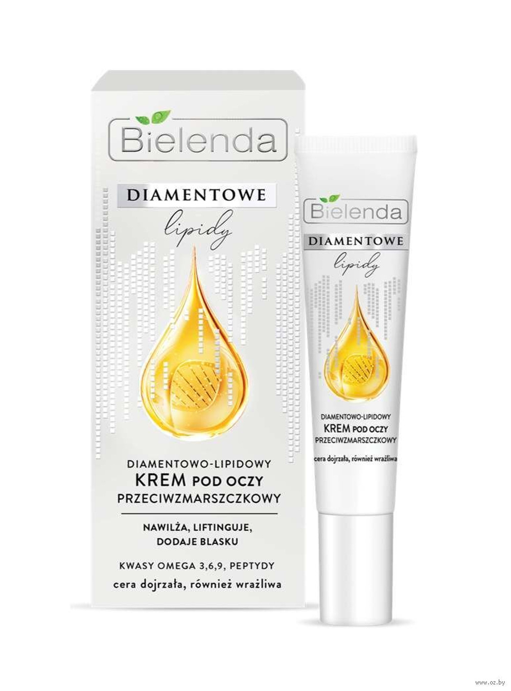 Bielenda Diamentowe Lipidy 30ml Алмазнолипидный крем вокруг глаз против морщин