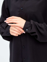 Черная рубашка Микадо