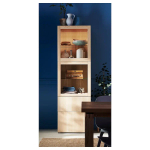 Книжный шкаф - BESTÅ/ BESTА IKEA/ БЕСТА/БЕСТО ИКЕА, 193х60 см, под беленый дуб