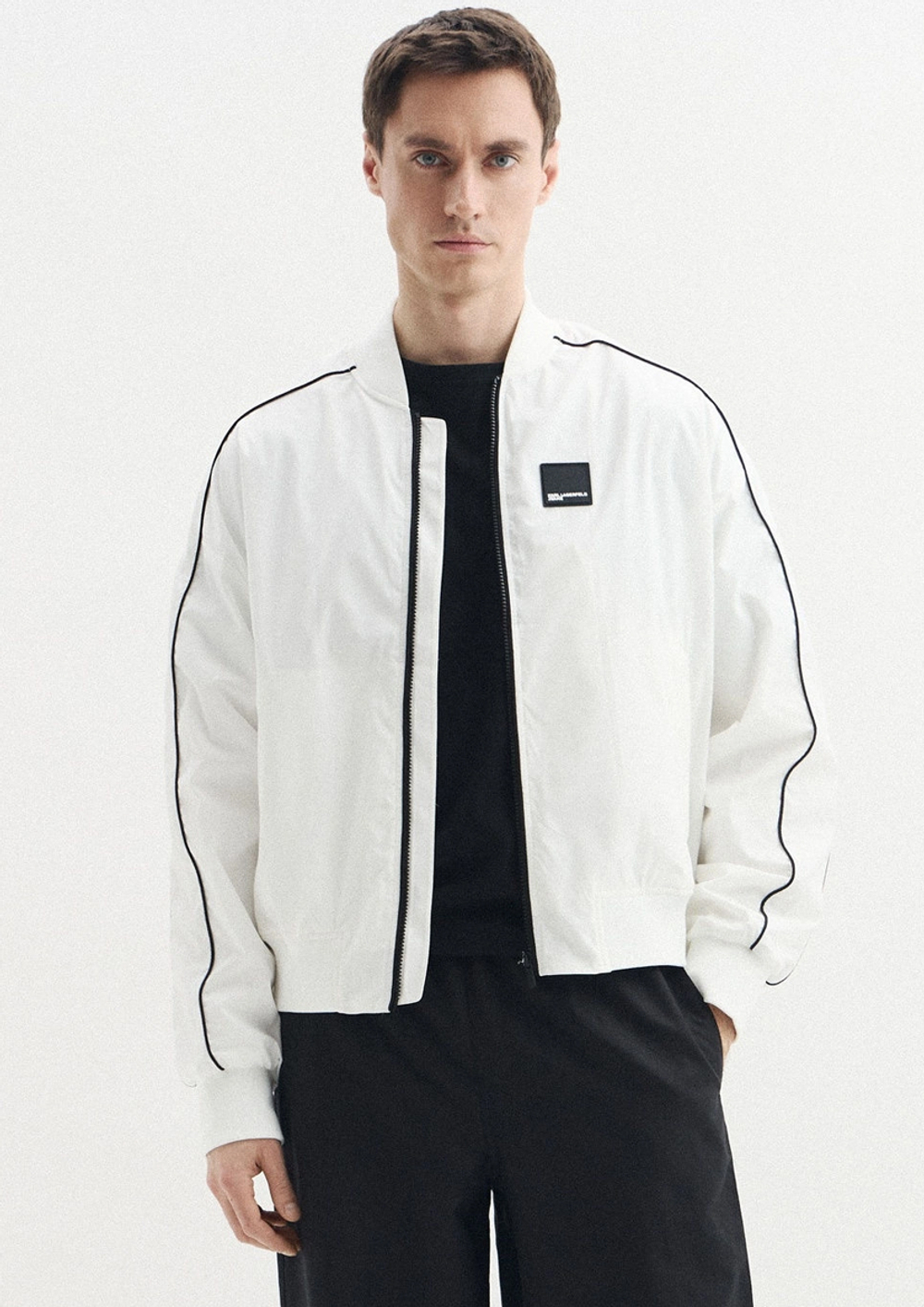 Бомбер KARL LAGERFELD JEANS Light Track Bomber
