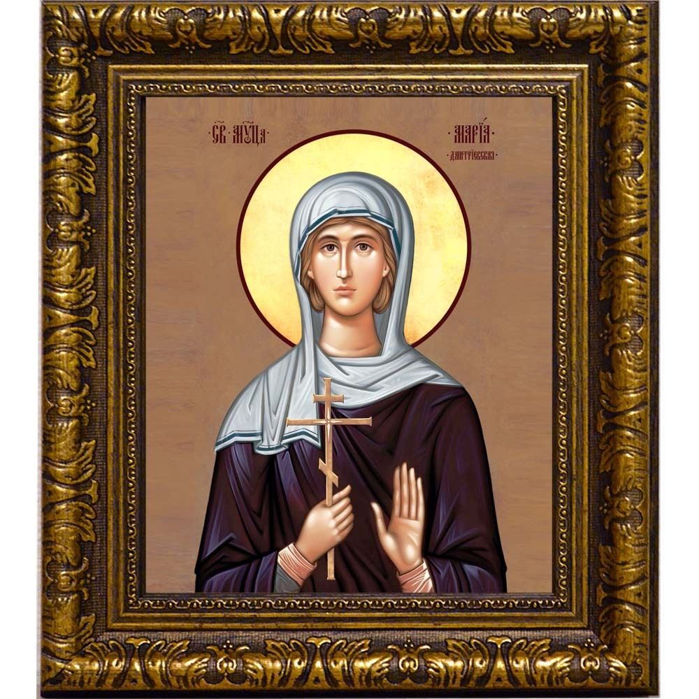 Мария Дмитриевская святая мученица. Икона на холсте.