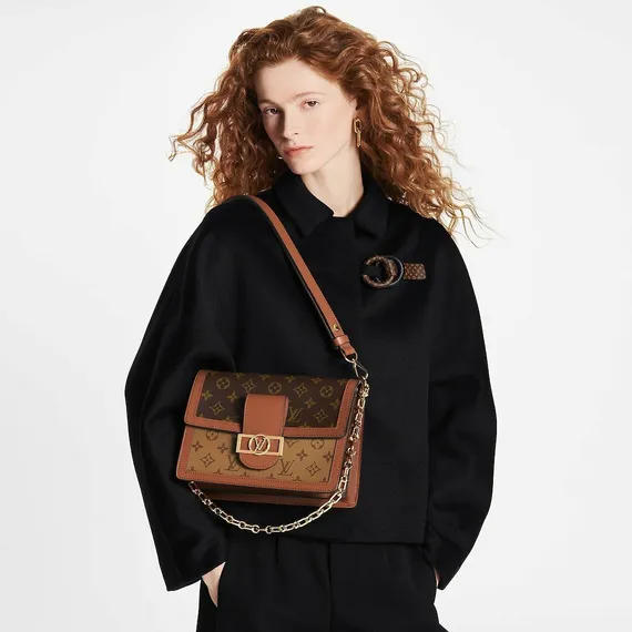 Сумка Louis Vuitton Dauphine коричневый
