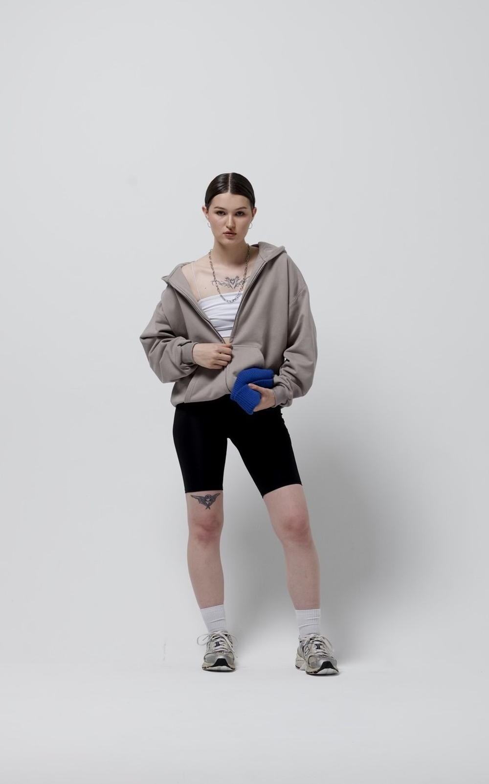 Худи Zip Beige