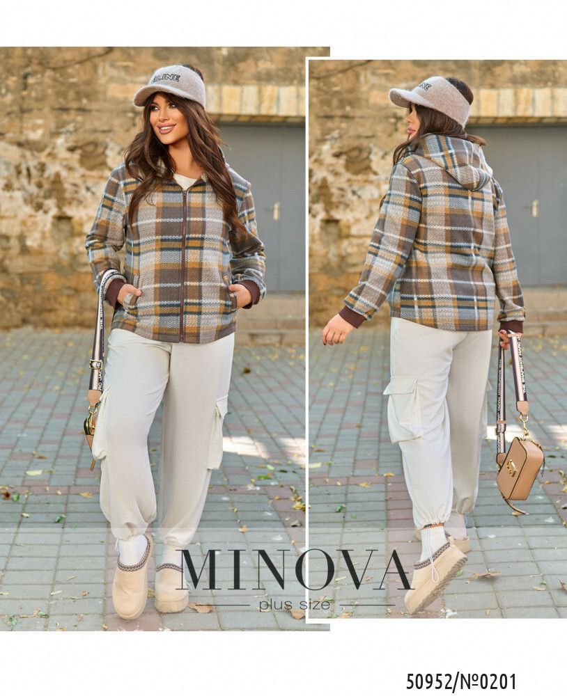 Кардиган 0201-коричневый Minova