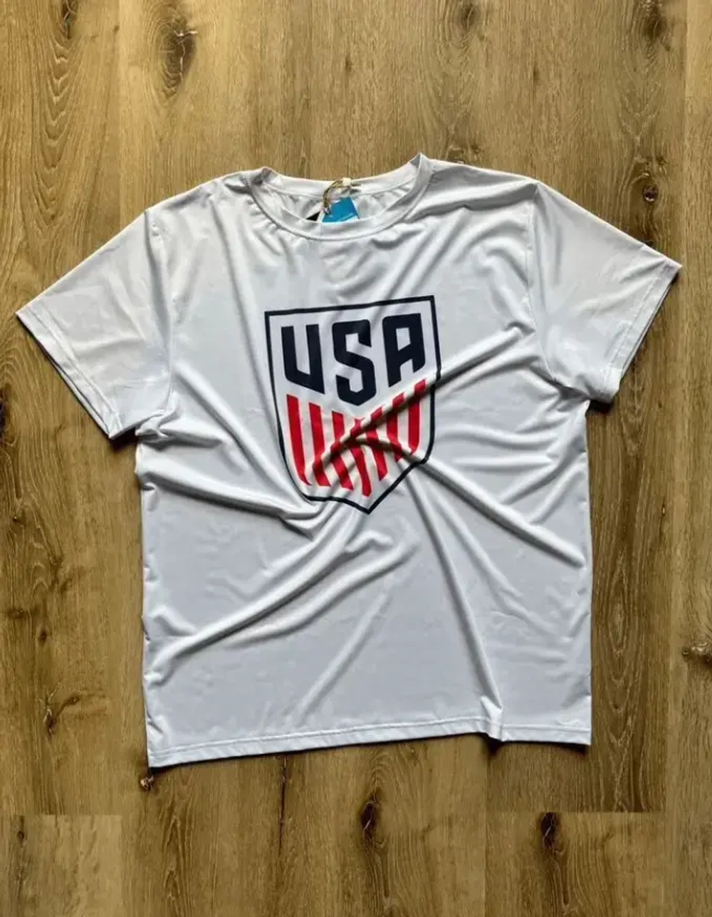 Футболка спортивная мужская USA, черная/белая